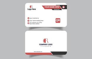 Professional Double Sided Business Card vector