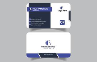 Modern and Professional Double-sided Business Card vector