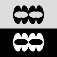 Abstract optical illusion art with black and white shapes for graphic design and backgrounds use case vector