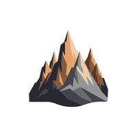 Wilderness Range Mountain Illustration Art vector