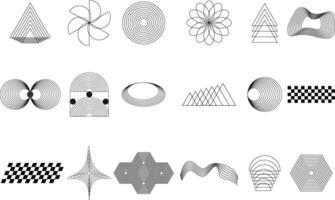 Abstract Geometric Composition Set vector