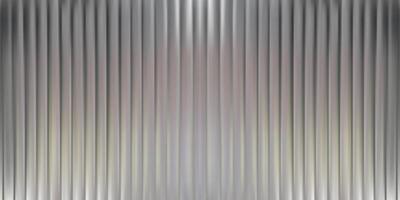 Glass pattern texture Holograph effect. ice reed metal. Abstract 3d ribbed line gradient. Fluted laser ripple striations. Silver light corrugated transparent wall. Seamless frosted plastic prism panel vector