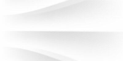 White abstract background, blue grey cut wave. Sun shadow subtle line pattern, gray dot bg. Corporate soft texture, curved 3d ripple in sunlight. Seamless medical office geometric circle clean overlay vector