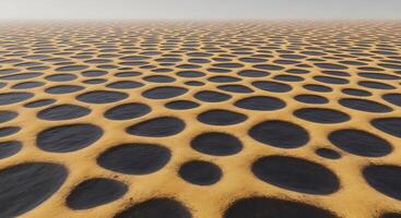 A 3d rendering of a large area of sand photo