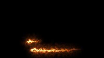 fire and flames effect green screen background video