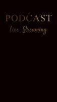luxury golden text podcast alpha channel background video