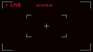Simple loop animation while recording phone camera with alpha channel background video