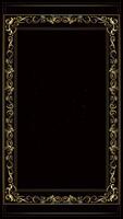 overlay floral frame alpha channel background video
