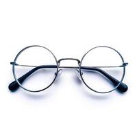 A pair of glasses on a white background photo