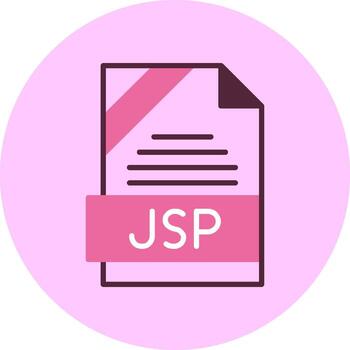 jsp formato mínimo mezcla circulo icono vector