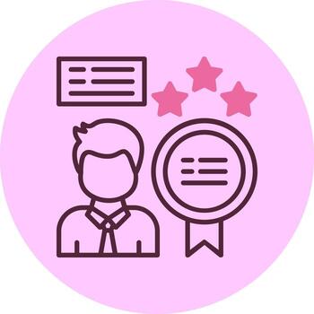 Promotion Minimal Mix Circle Icon vector