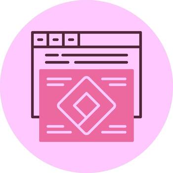 Attribution modeling Circle Minimal Mix Circle Icon vector