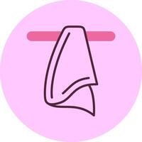 Cloth Minimal Mix Circle Icon vector