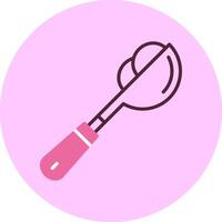 Scoop Minimal Mix Circle Icon vector