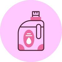 Detergent Minimal MIc Circle Icon vector