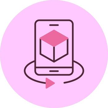 3d modeling Icon Minimal Mix Circle vector