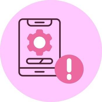 actualizar notificación mínimo mezcla circulo icono vector