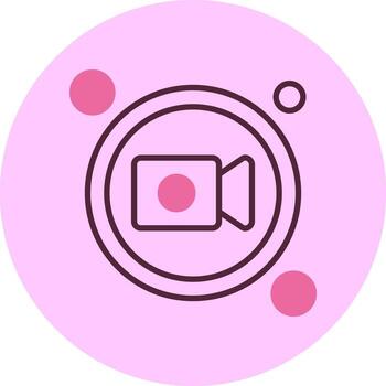 grabar botón navegación mínimo mezcla circulo icono vector