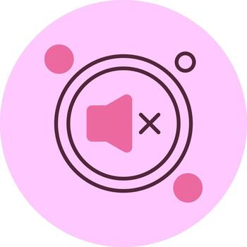 mudo botón navegación mínimo mezcla circulo icono vector