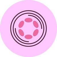PolkadotMinimal Mix Circle Icon vector
