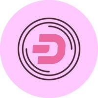 DashMinimal Mix Circle Icon vector