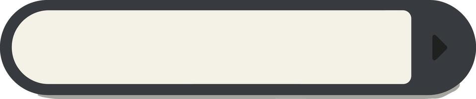 Loading bar progress indicator icon in simple style for user interface design elements vector