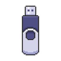 Pixel art Flash Drive game asset design vector