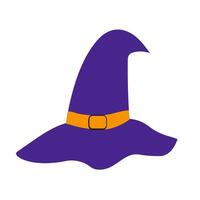 Witch hat.Element for Halloween holiday. vector
