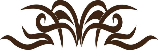 Illustration of Tribal Tattoo. Design Element vector