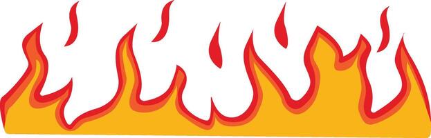 Cartoon Flame Illustration vector