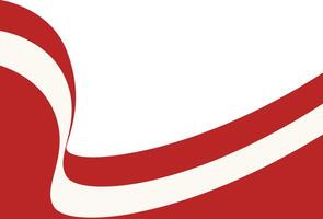 Illustration of Indonesian Flag Border with Cartoon Design. vector