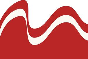 Indonesian Flag Border Illustration on White Background vector