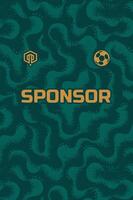 Green liquid customizable football jersey designs professional soccer uniform templates vector