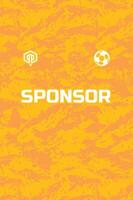 oranges customizable football jersey designs professional soccer uniform templates vector