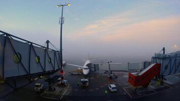 Preparation Before The Departure Of A Plane video