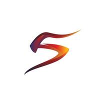 Stylized Five Number vector