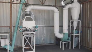 Industrial Grain Processing Equipment constructed within a robust Steel Structure framework video