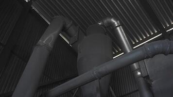 The Industrial Pipe System is crucial in factories for efficient operations and workflow video