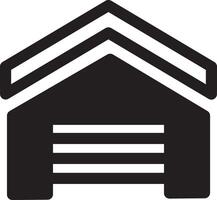 Vehicle Storage Garage Icon vector