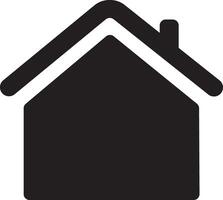 simple home icon vector