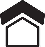 Geometric House Symbol vector