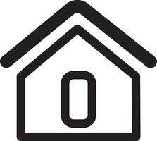 Modern Home Outline Icon vector