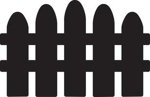 clean fence symbol vector