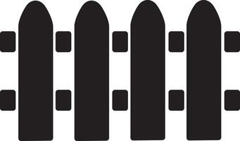 arched gate icon vector