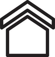 Compact House in Bold Style vector