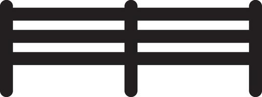 urban fence icon vector