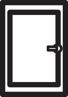 minimalist closes door vector