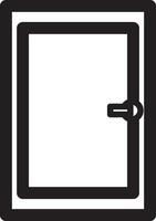 square door icon vector