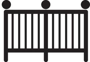 modern gate icon vector