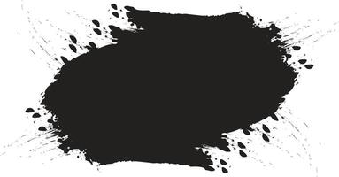 Paint and art brush frame vector
